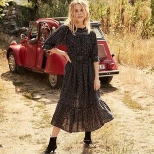 🚫SOLD🚫 Doen Whisper Dress in Black Marfa Paisley Floral